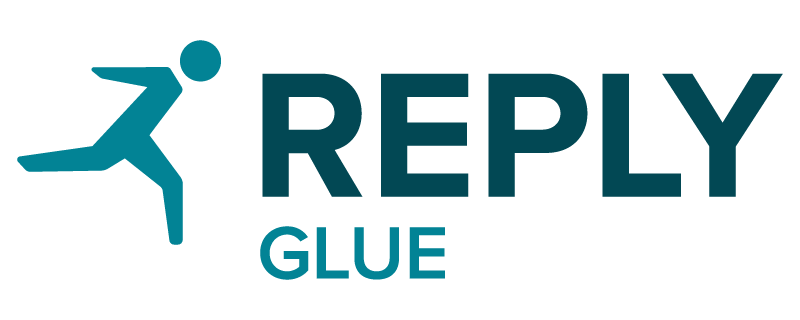 Reply glue logo